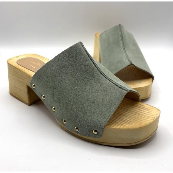 Seychelles Shoes - SEYCHELLES Scene‎ Block Heel Sandal Women's Size 8.5 Sage Suede Platform NWOB